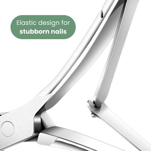 Cuticle clipper with extended handle