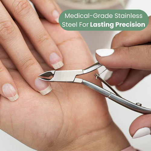 Cuticle clipper with extended handle